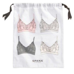 Spanx Lingerie Cotton Drawstring Travel Bag